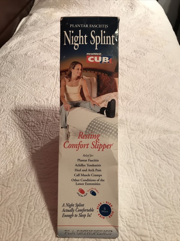 HealWell Cub Plantar Fasciitis Night Splint Used In Box Size Small Right Foot