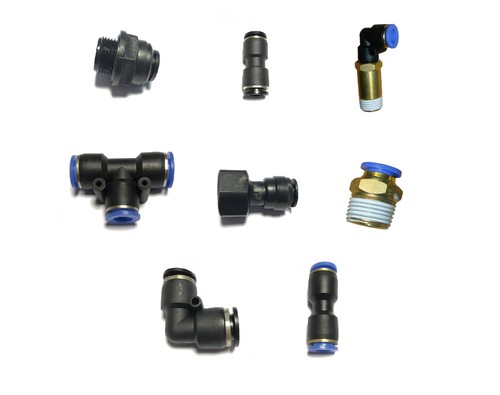 Raccordi Pneumatici Angolo Raccordo Angolare Pneumatico 6mm IQS - Set Da 2 Per Tubi Aria Compressa Attacchi Tubi Pneumatici - Foto 12