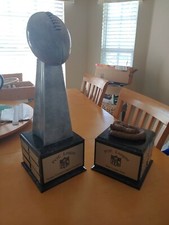2 Trophies!!! Lombardi Style Fantasy Football  & POOP Trophy. 1st and Last place