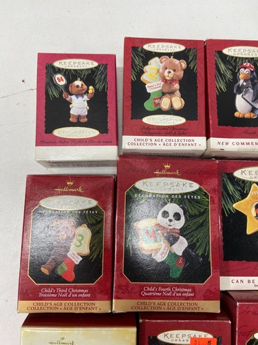 Lot of 12 Vintage Keepsake Ornaments Hallmark New in Box - Picture 2 of 8