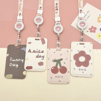 Nette Lanyards -Id -Abzeichenkartenabdeckungshalter Mit String - С