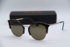 NEW WOOW SUPER LUCKY 2 COL6023 BROWN PURPLE GRADIENT SUNGLASSES W/CASE 49-19