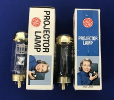 LOT OF 2 GE CTT PROJECTION PROJECTOR LAMP BULB 1000W 115-125V