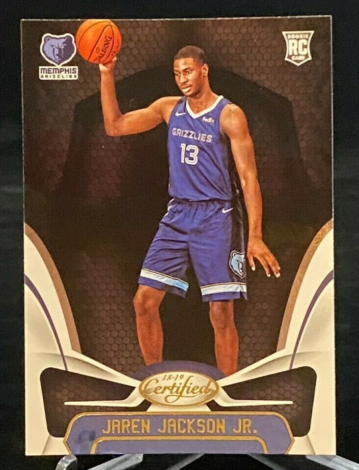 2018-19 Panini Certified Rookie #154 Jaren Jackson Jr. Memphis Grizzlies