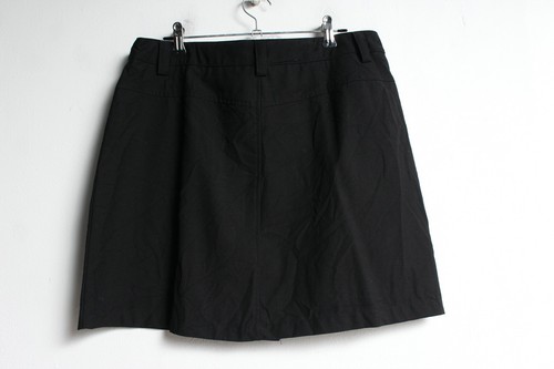 Jacqueline De Yong Womens Front Button A Line Skirt - Black - Size 12 (g14) - Picture 2 of 3