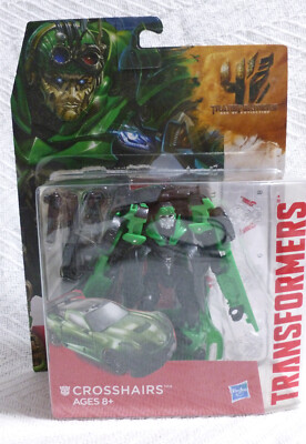 Transformers Age of Extinction Crosshairs Deluxe Hasbro Action Figure AoE CIB