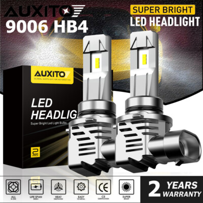 AUXITO 9006 HB4 LED Headlight Kit Bulbs 24000LM White CANBUS Fit Low Beam 120W