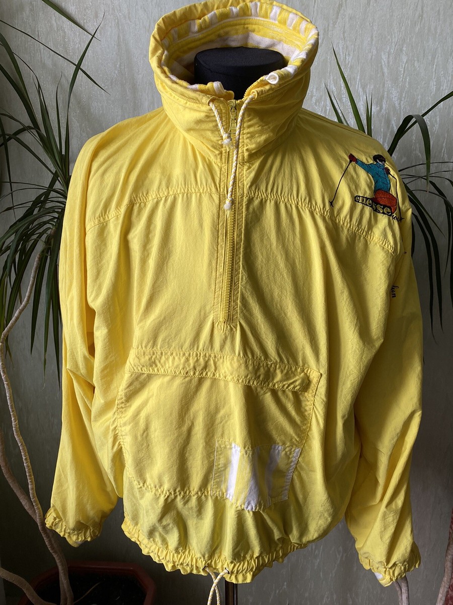 Ellesse Clothing Ellesse Yellow Fur Jacket Men's Vintage In Jacket