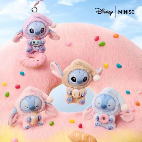 Authentic Miniso Stitch Eat Something Before Sleep Series Vinyl Figure Blind Box - Picture 17 of 25
