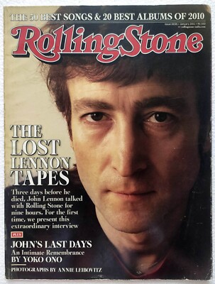 Rolling Stone Jan 2011 John Lennon Phil Collins Nikki Sixx Jacob Appelbaum