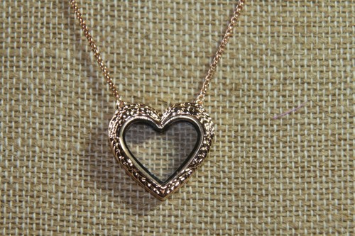 ROSE GOLD WINGED HEART LOCKET - 32 