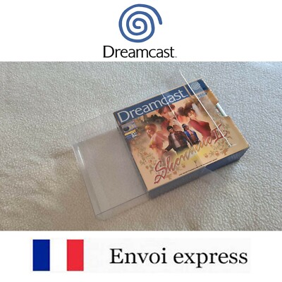 Protective Big Box Case For Dreamcast Shenmue Game - Clear Plastic Sleeve For Collector's Edition