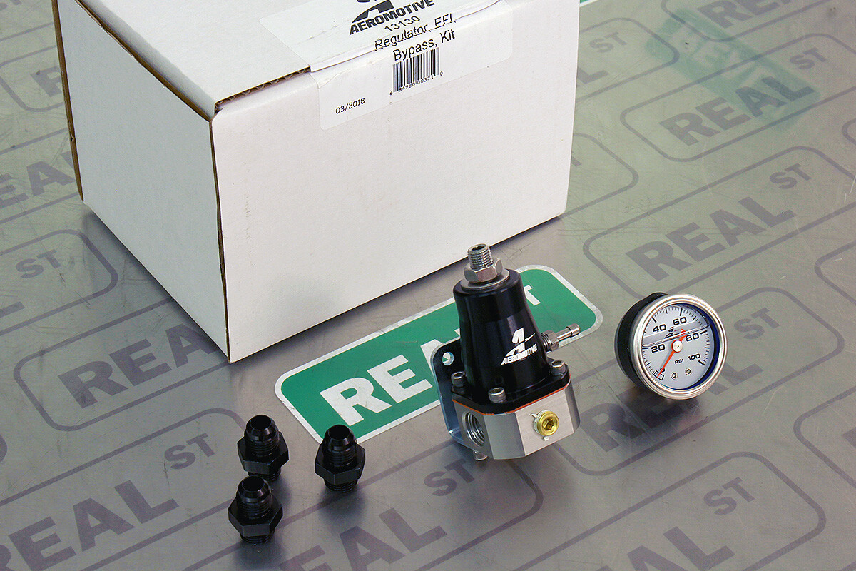 Aeromotive EFI Fuel Pressure Regulator with Fittings and Gauge Kit