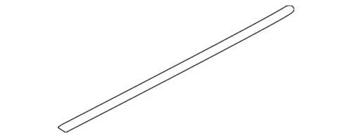 Moldura de cinturón para Jaguar (N/P T4N4715)