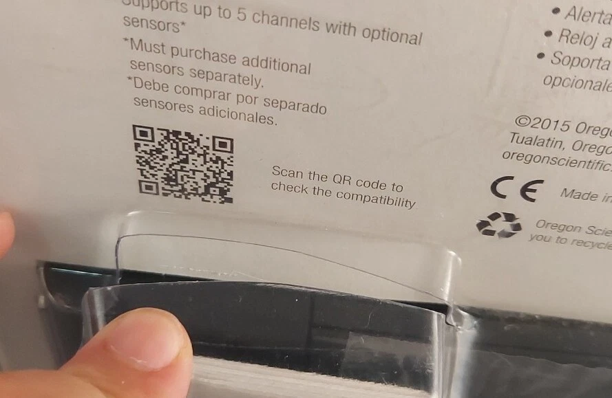 Oregon Scientific Alize Classic Weather Station Model RMR262 CONSOLE ONLY - Image 3 of 3