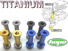 HOPE new Mini, new M4, Moto V2 & V6: 2 assi leva freno in TITANIO, 43% più leggeri!