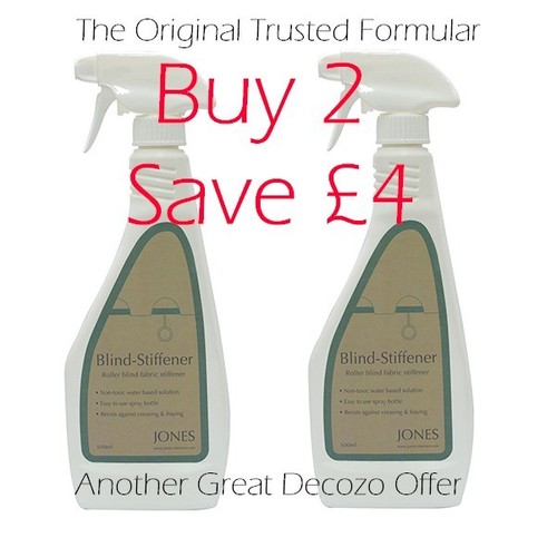 Fabric Stiffener Spray Repair or Make Your Own Roller Blinds Buy 2