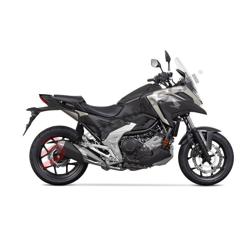ATTACCO BORSE LATERALI BAGAGLIO MOTO RIGIDE PER HONDA NC 750 X 21>23 SHAD