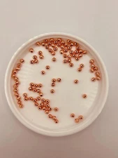 3mm Corrugated Round Copper Beads 50 Pieces