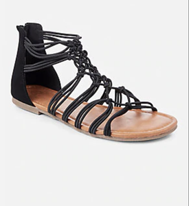 woven gladiator sandals