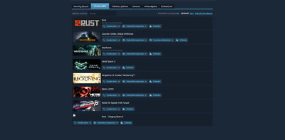 Fresh steam profile 6 games