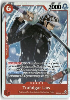 Trafalgar Law PRB02-002 Premium Booster -The Best- Vol. 2 One Piece Foil NM