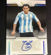 Panini 2025-26 Noir Road to FIFA World Cup Carlos Tevez Auto color /25 Argentina