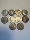 Lot of 10 1969 Kennedy Half Dollars 40% Silver, $5 Face Value — photo 1