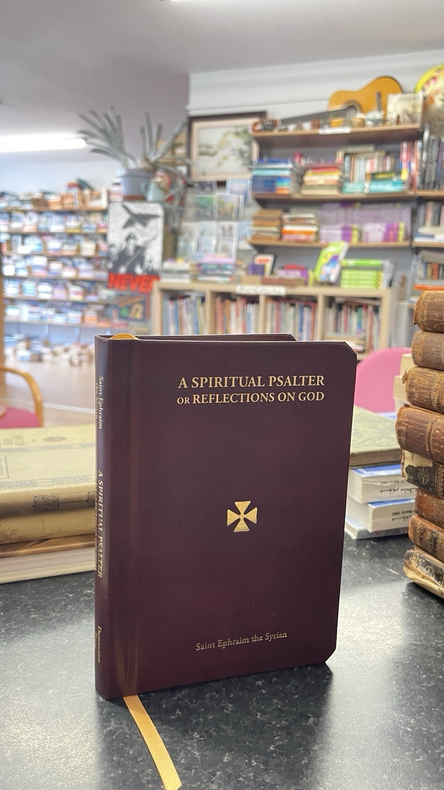 A Spiritual Psalter or Reflections on God (Hardcover) with Prayer Bookmark -NEW