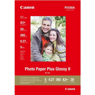 Canon PP-201 / 2311B021 / Plus Glossy II Fotopapier weiß (32,9 x 48,3cm (DIN A3+