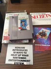 Castlevania 2 Simons Quest completo di scatola per NES gioco Nintendo autentico CIB