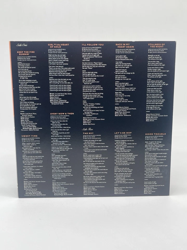 REO SPEEDWAGON GOOD TROUBLE 12" LP VG+ VINYL RECORD EPIC 1982 - Image 3 of 4