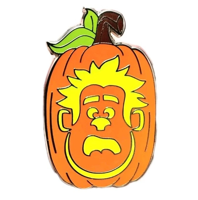Rare Disney WDW MNSSHP 2019 Wreck-It-Ralph Pumpkin Mystery Glow In The Dark Pin!