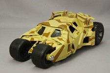 MATTEL MTBCJ76 1/18 Batman Batmobile Dark Knight Rises Brown Camouflage Tumbler