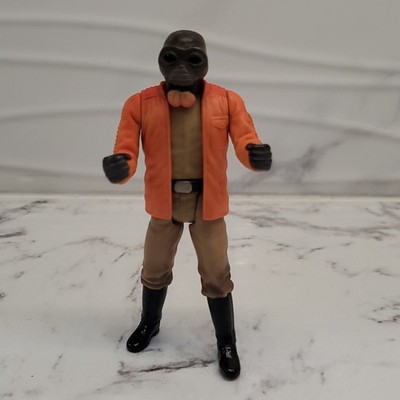 Vintage 1997 Kenner Star Wars Ponda Baba Actionfigur mit orangefarbener Jacke