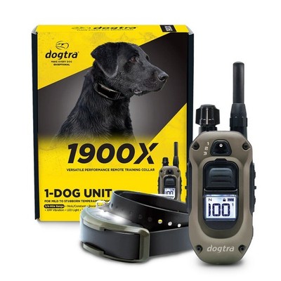 Dogtra 1900X Remote Dog Training Collar, 3/4 Mile, Boost & XPP Vibration, IPX9K
