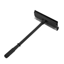 15.9" Window Squeegee for Car,2 in 1 Window Cleaner with Long Stainless Steel...