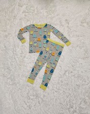 Little Sleepies GRAY MONSTER MAYHEM Two Piece Pajamas SIZE 3T