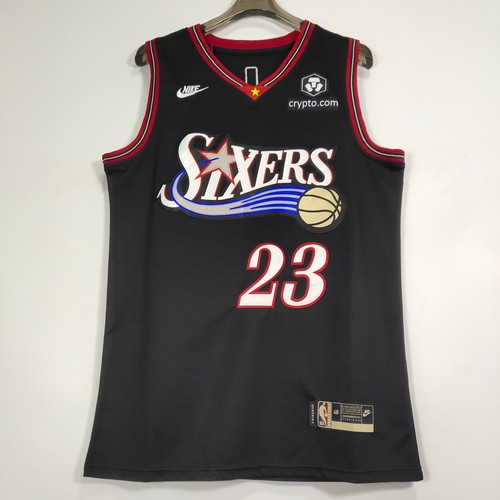 LeBron James #23 Black New Jersey, Embroidered Style, Sizes S-2XL