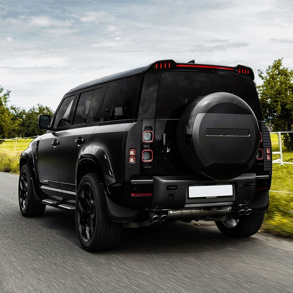 Smoked LED Rear Roof Spoiler Light For Land Rover Defender 90 110 130 2020-2025