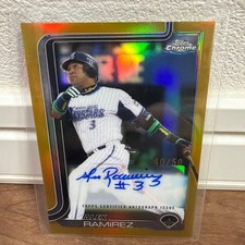 2025 TOPPS CHROME NPB Alex Ramirez Autograph Card 40/50 DeNA Baystars NPB Japan