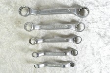 5 Vtg Indestro Short Offset Double Box-end Wrenches Stubby 929 931 932 933 934a