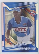 2022 Panini Elite Extra Edition Aspirations Blue /349 Fraylin Severino #195 5n0