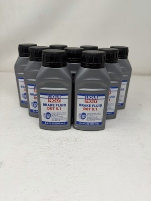 Liqui Moly Brake Fluid DOT 5.1 - 250ML Motorcycle ATV/UTV Street Bike (lot of 9)
