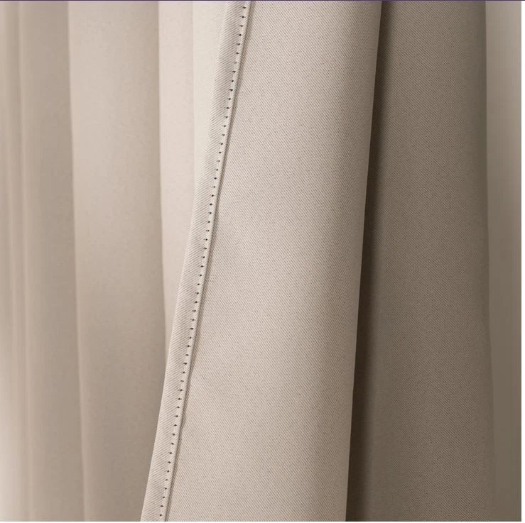 Dreamscene Eyelet Blackout Curtains Stone W 228cm L 228cm W 90inch x L 90 inch - Image 3 of 4