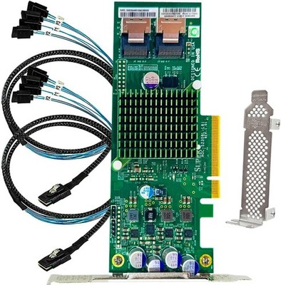 SAS HBA Card LSI 9205 8i IT Mode PCIe SATA 8 Port 6Gbps Controller