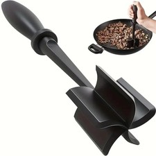 1x Non Stick Mince Meat Masher Beef Ground Chopper Resistant Heat Potato Masher
