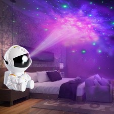 Astronaut Star Projection Lamp Colorful Flowing Starry Night Light
