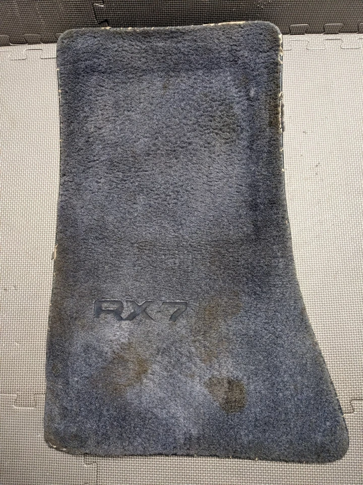 1986-1991 Mazda RX-7 RX7 синий передний OEM напольные коврики пара слева и справа - Изображение 3 из 4