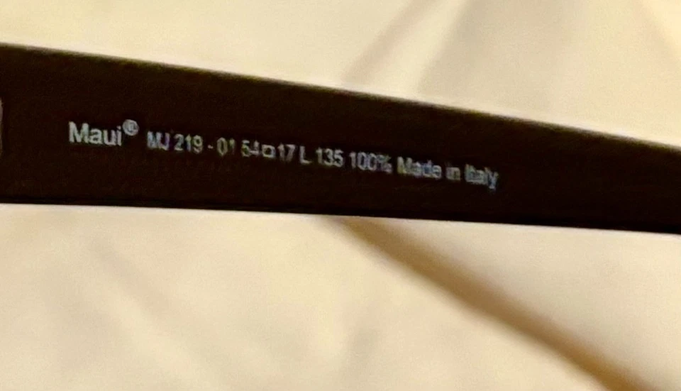 Gafas de sol Maui Jim Punchbowl marrón/verde polarizadas nuevas  Foto 3 de 4